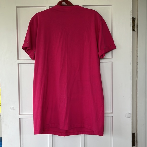 Vintage Tony Ward Rare
Experience Leather Fringe Top Pink Size Medium - Picture 5 of 6